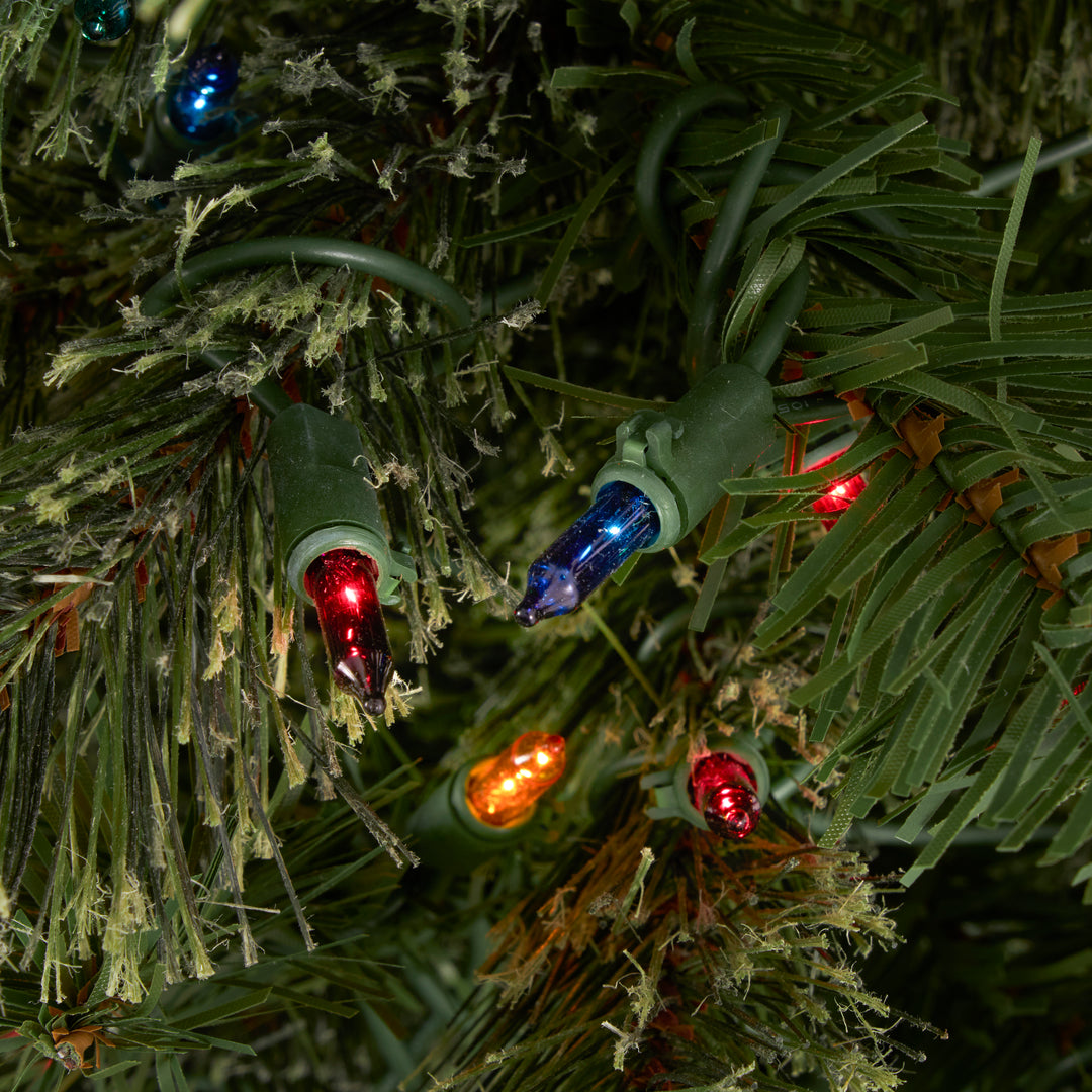 Home Heritage Stanley 9' Pine Artificial Christmas Tree, PreLit 500 Color Lights