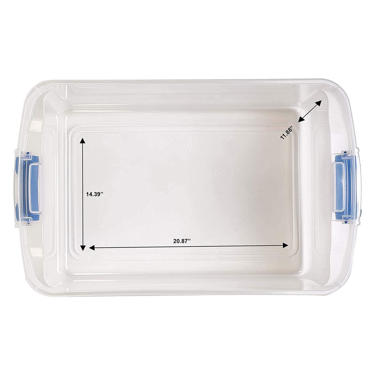 Homz 66 Qt Heavy Duty Modular Stackable Storage Containers, Clear, 2 Pc (Used) - VMInnovations