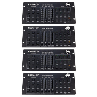 American DJ RGBW4C 32 Channel RGB/RGBW/RGBA LED DMX Lighting Controller (4 Pack)