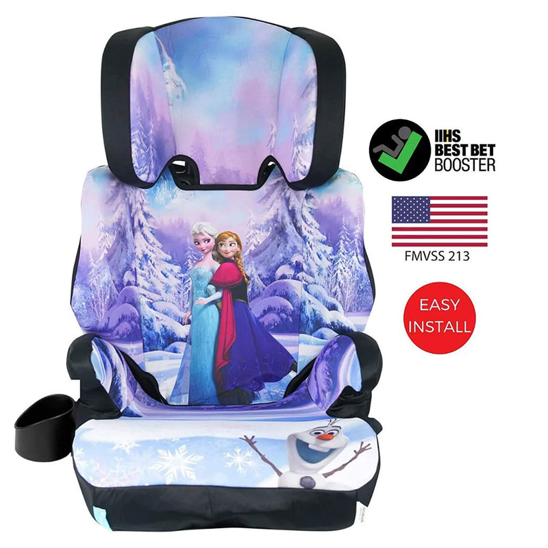 KidsEmbrace Disney Frozen Themed Convertible High Back/Backless Booster Car Seat