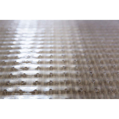 ES Ribbons 10 Feet x 27 Inch Cleated Clear Carpet Floor Runner, Vinyl (Open Box)