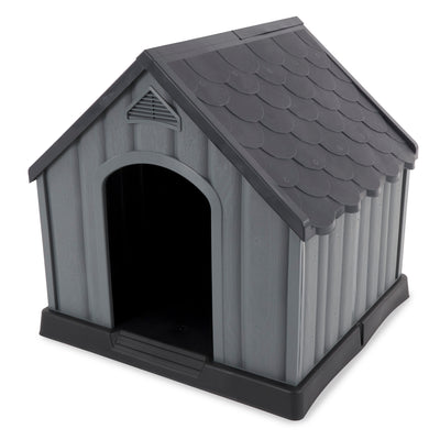 Ram Quality Products Pet House Waterproof Dog Kennel Shelter, Gray (For Parts)