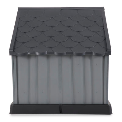 Ram Quality Products Pet House Waterproof Dog Kennel Shelter, Gray (For Parts) - VMInnovations