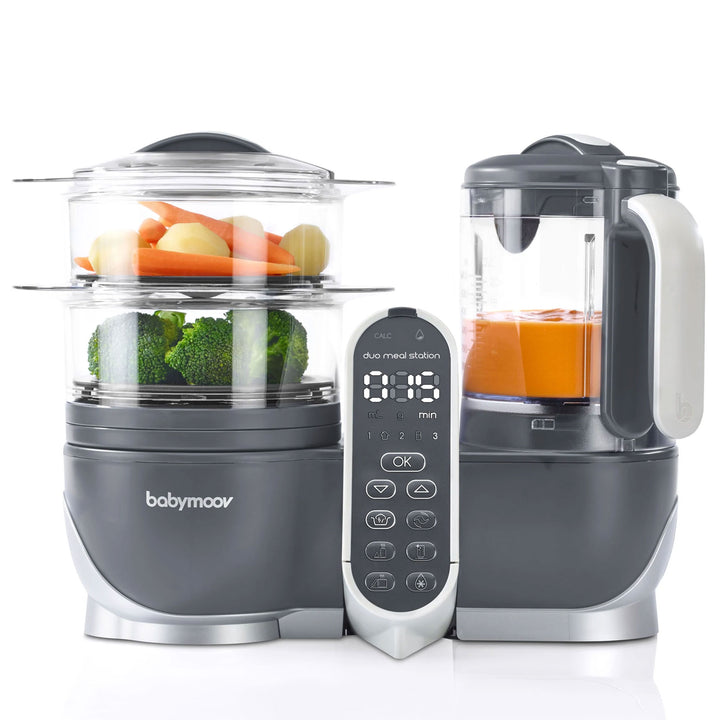 Babymoov Duo Meal Station Food Maker Processor, Steam Cooker, Blender (Open Box)