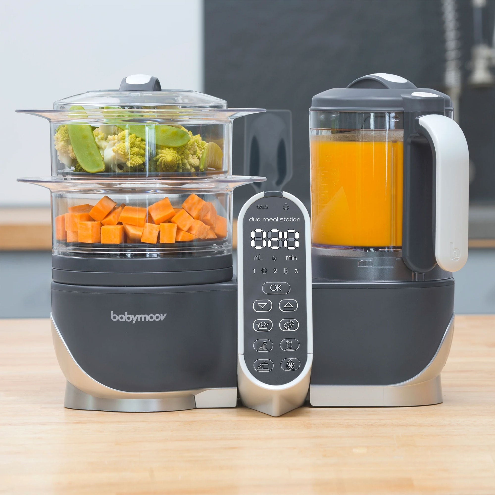 Babymoov Meal Food Maker Processor with Steam Cooker & Multi-Speed Blender(Used) - VMInnovations