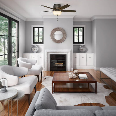Hunter Fan Company Donegan Low Profile 52" Ceiling Fan (Certified Refurbished)