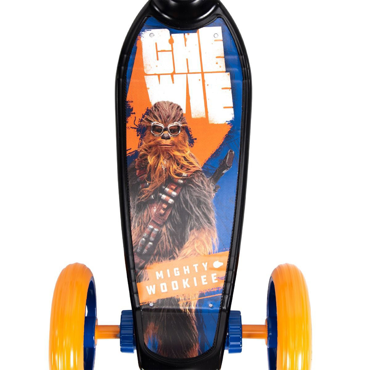 Huffy Star Wars Chewbacca Preschool Toddler Scooter with Storage, Blue(Open Box)