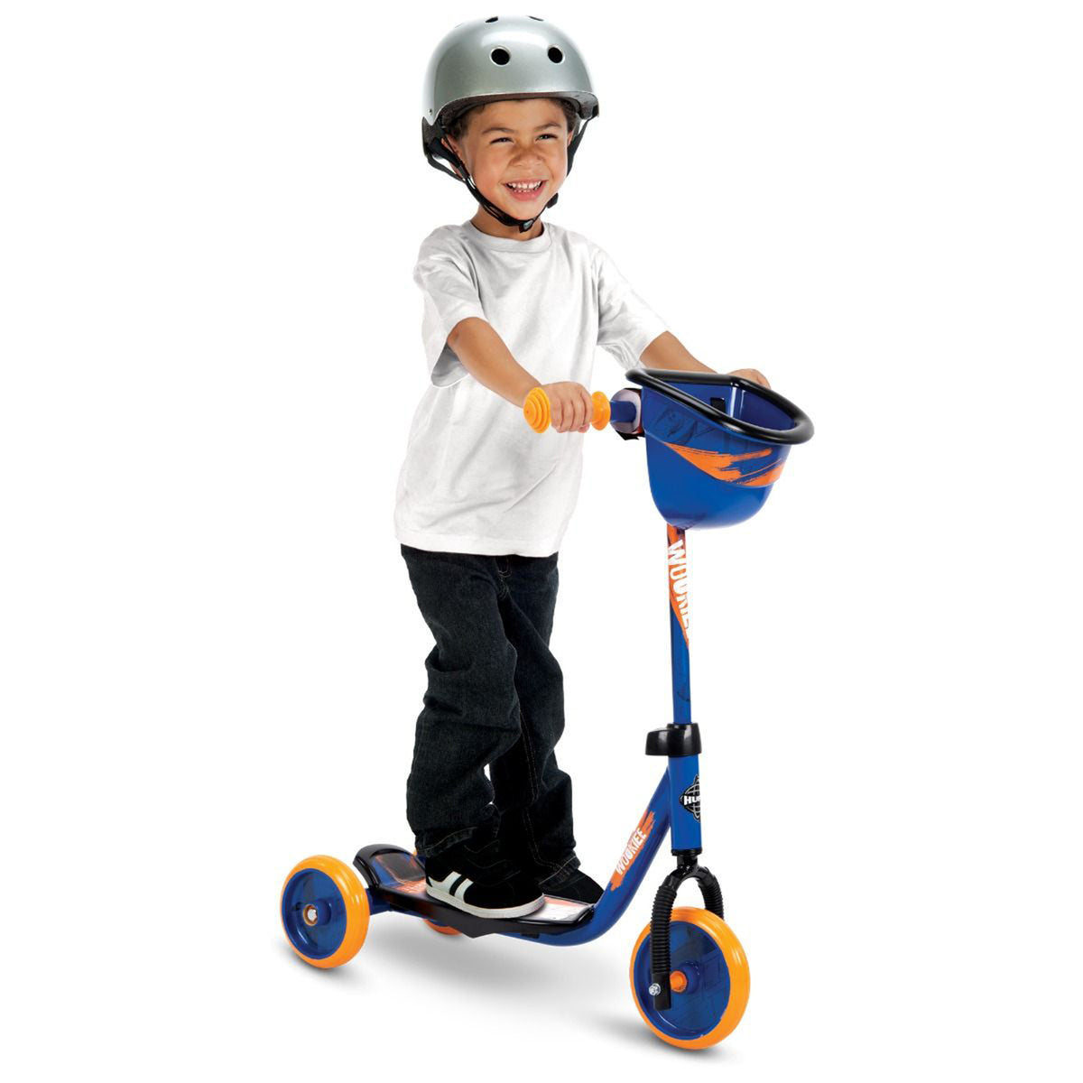 Huffy Star Wars Chewbacca Preschool Toddler Scooter with Storage, Blue(Open Box)