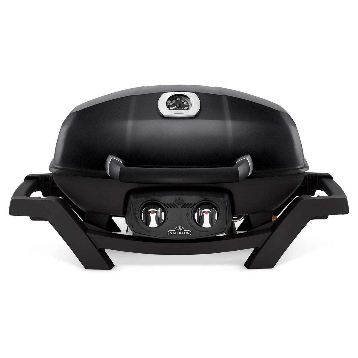 Napoleon TravelQ Portable Steel 2 burner Propane Gas Grill, Black (Open Box)