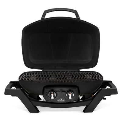 Napoleon TravelQ Portable Steel 2 burner Propane Gas Grill, Black (Open Box)