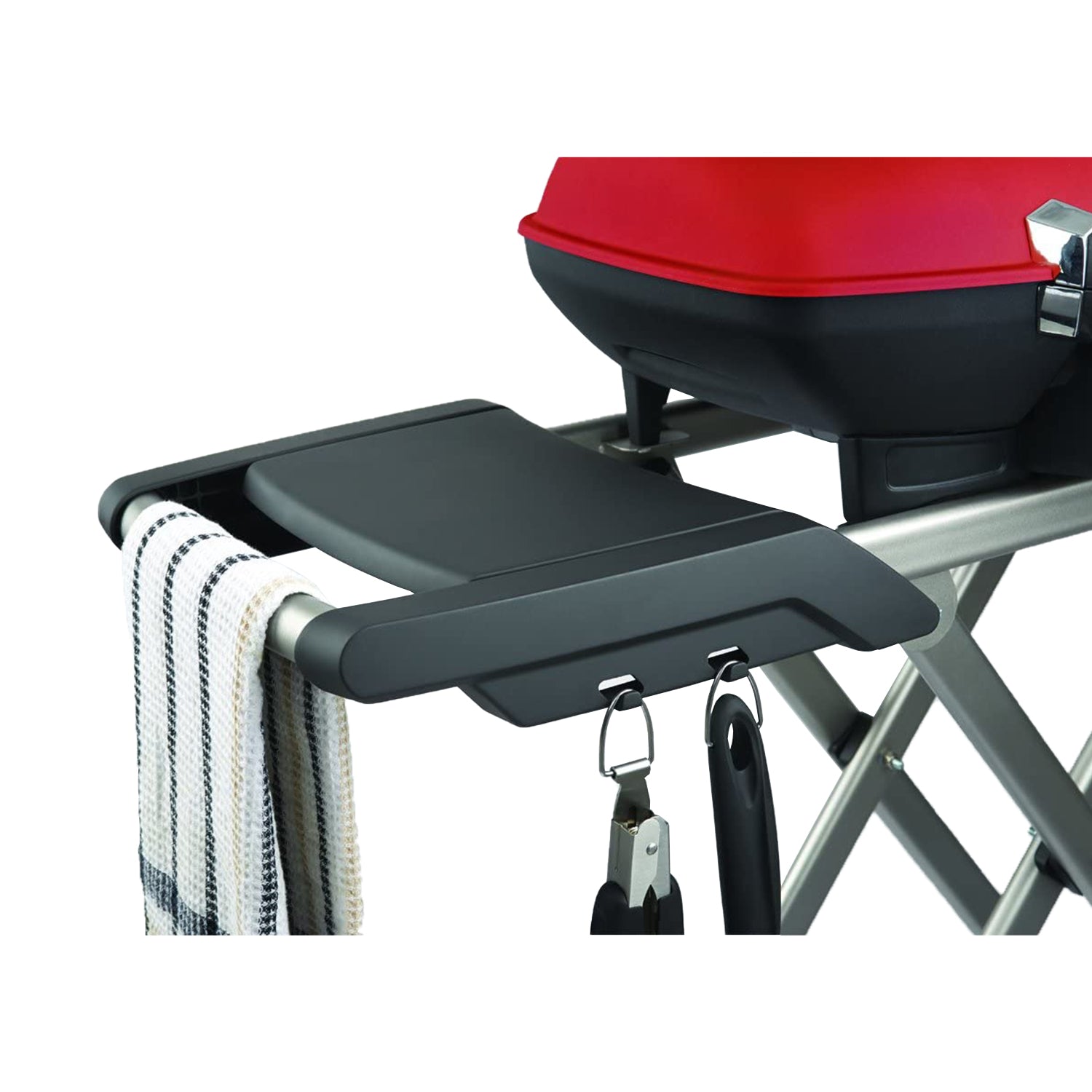 Napoleon TravelQ 285X Propane Gas Grill w/ Scissor Cart & Griddle (For Parts)