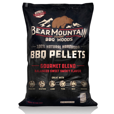 Bear Mountain BBQ FB99 Hardwood Gourmet Blend Smoker Pellets, 40 lbs (Open Box) - VMInnovations