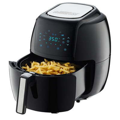 GoWISE USA 5.8 Qt 1700W 8-in-1 Programmable Digital Air Fryer XL, Black (Used)