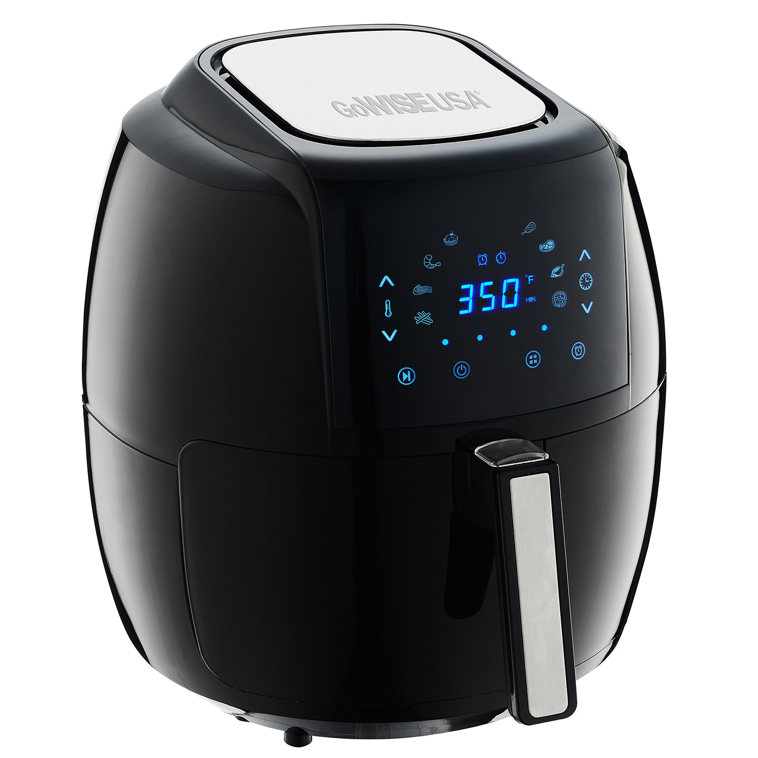 GoWISE USA 5.8 Qt 1700W 8-in-1 Programmable Digital Air Fryer XL, Black (Used) - VMInnovations