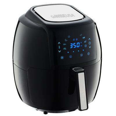 GoWISE USA 5.8 Qt 1700W 8-in-1 Programmable Digital Air Fryer XL, Black (Used)