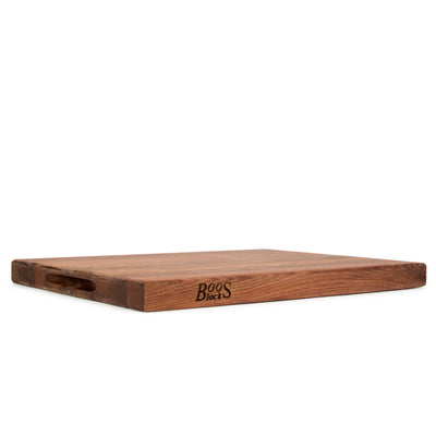 John Boos Walnut Wood Edge Grain Reversible Cutting Board, 20 x 15 x 1.5 Inches