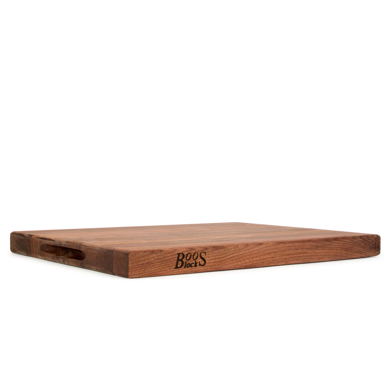 John Boos Walnut Wood Edge Grain Cutting Board, 20 x 15 x 1.5 Inches (Used)