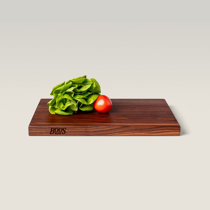 John Boos Walnut Wood Edge Grain Reversible Cutting Board, 20 x 15 x 1.5 Inches - VMInnovations
