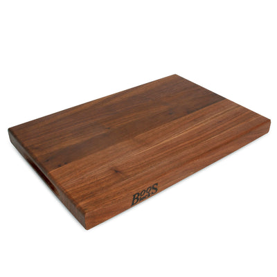 John Boos Walnut Wood Edge Grain Cutting Board, 18 x 12 x 1.5 Inches (Open Box)