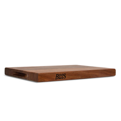 John Boos Walnut Wood Edge Grain Cutting Board, 18 x 12 x 1.5 Inches (Open Box)