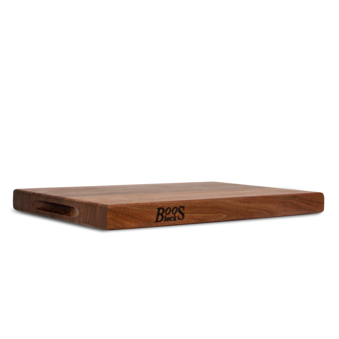 John Boos Walnut Wood Edge Grain Reversible Cutting Board, 18 x 12 x 1.5 Inches