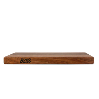 John Boos Walnut Wood Edge Grain Reversible Cutting Board, 18 x 12 x 1.5 Inches