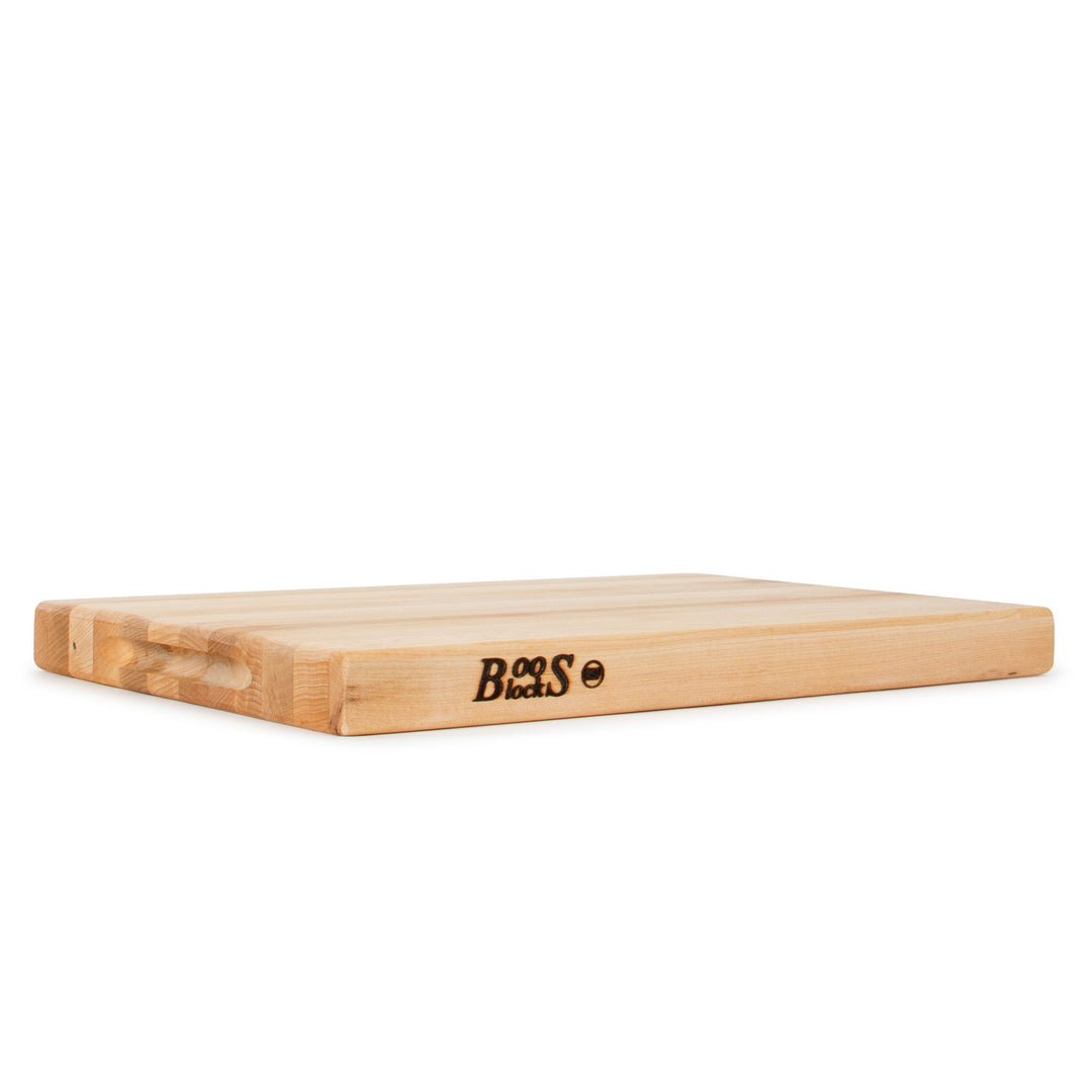 John Boos Maple Wood Edge Grain Reversible Cutting Board, 18"x12"x1.5"(Used) - VMInnovations
