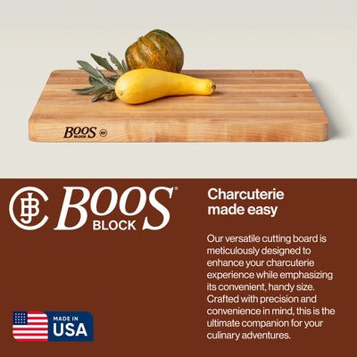 John Boos Chop N Slice LG Maple Wood Cutting Board, 20"x15"x1.25" (Open Box)