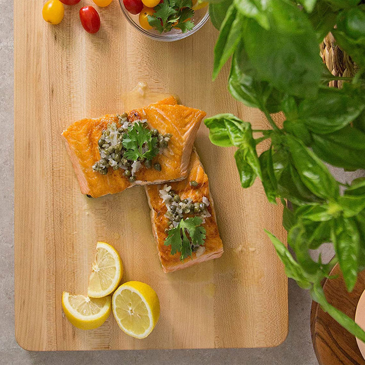 John Boos ChopNSlice SM Maple Wood Edge Grain Cutting Board 16"x10"x1"(Open Box)