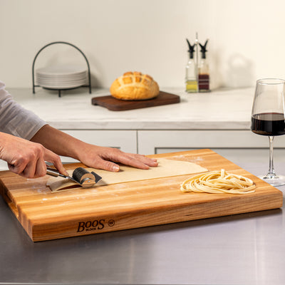 John Boos Maple Wood Edge Grain Reversible Cutting Board, 20x15x1.5 In (Used) - VMInnovations