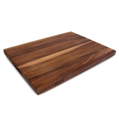 Walnut Wood Edge Grain Reversible Cutting Board, 24 x 18 x 1.5 Inches (Used)