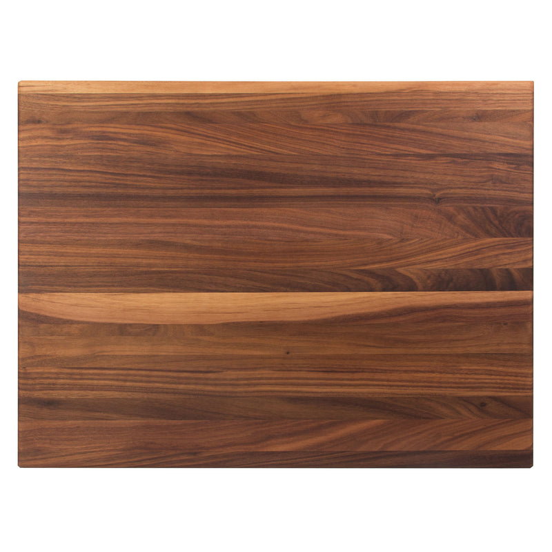 John Boos Walnut Wood Edge Grain Reversible Cutting Board, 24 x 18 x 1.5 Inches