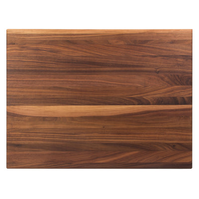 Walnut Wood Edge Grain Reversible Cutting Board, 24 x 18 x 1.5 Inches (Used)