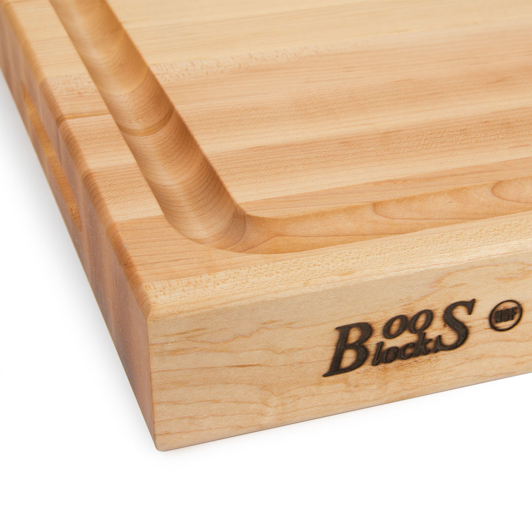 John Boos Maple Wood Edge Grain Reversible Cutting Board, 20 x 15 x 2.25 Inches