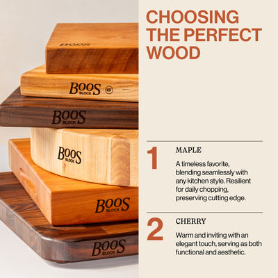 John Boos Maple Wood Edge Grain Cutting Board, 24 x 18 x 2.25 Inches (Open Box)