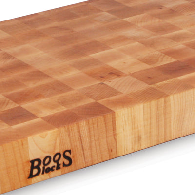 John Boos Block 20" x 15" End Grain Wood Reversible Chopping Block (Used)