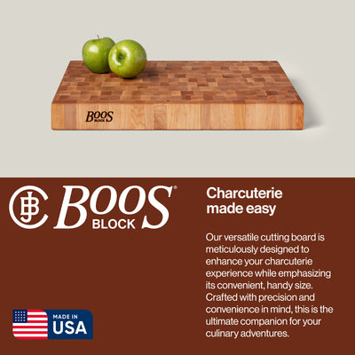 John Boos Block 20" x 15" End Grain Wood Reversible Chopping Block (Used)