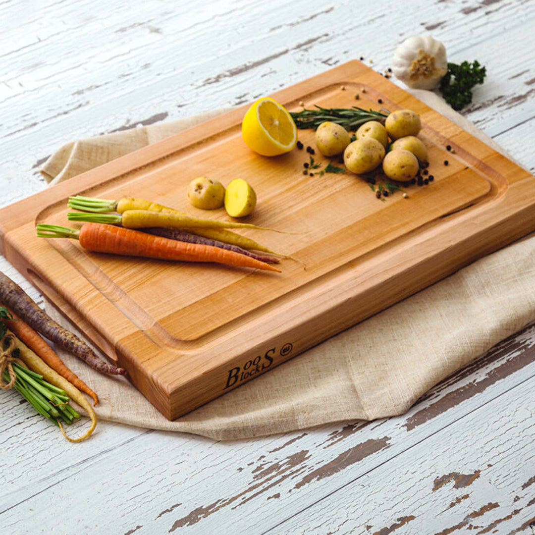 John Boos Block BBQBD 12" Cutting/Carving Board w/Juice Groove, Maple Wood(Used) - VMInnovations