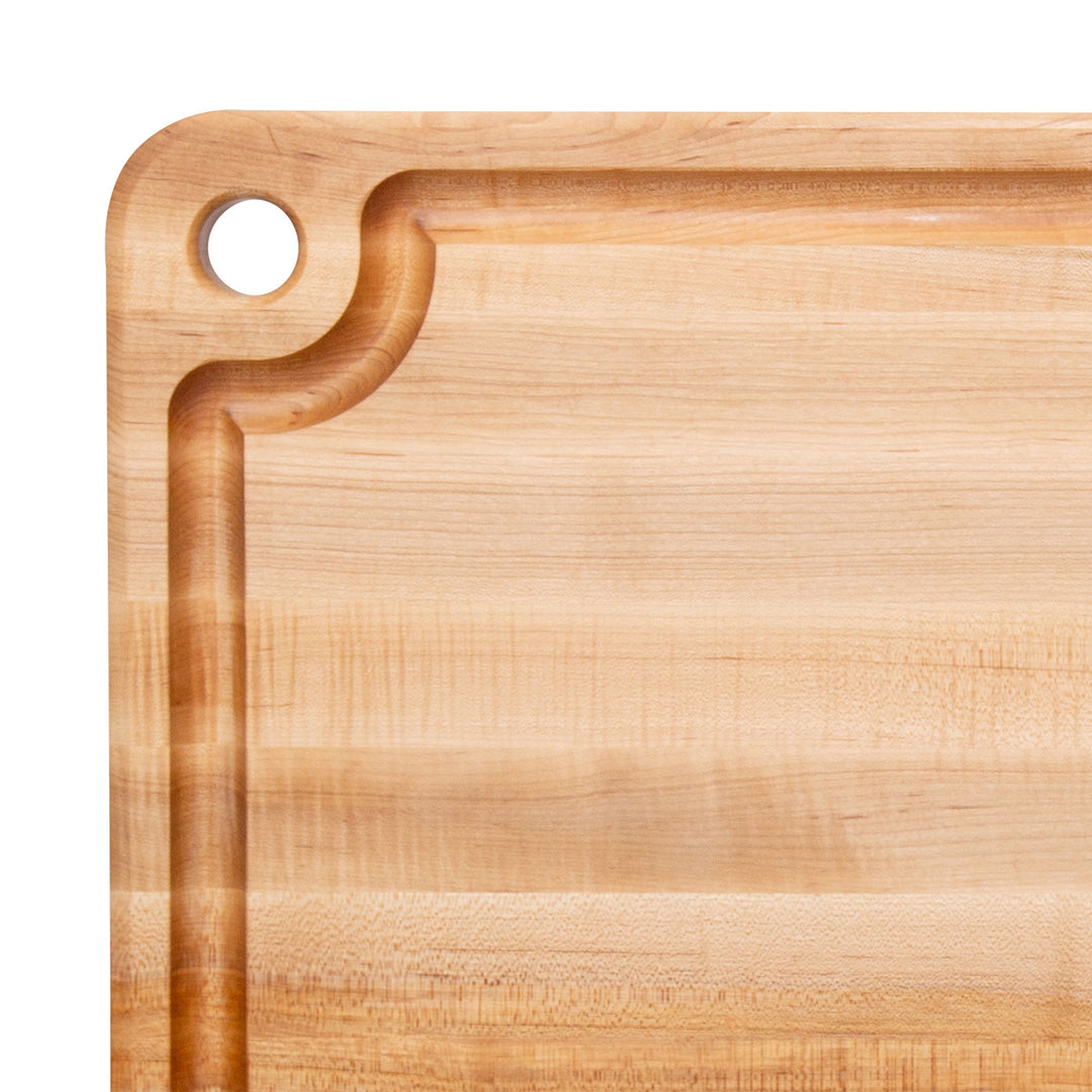 John Boos Prestige Maple Wood Edge Grain Kitchen Cutting Board,20" x 15" x 1.25"