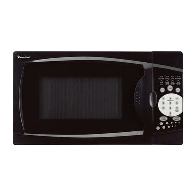 Magic Chef 700 Watt 0.7 Cubic Feet Microwave Digital Touch, Black (For Parts)
