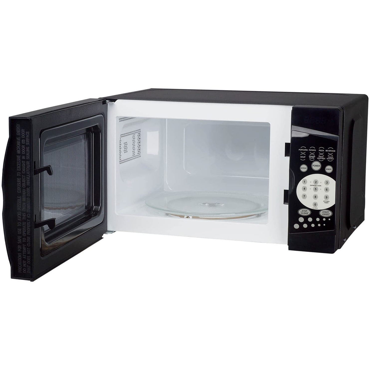 Magic Chef MCM770B 700W 0.7 Cubic Ft Microwave with Digital Touch, Black (Used)