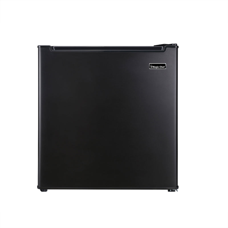 Magic Chef MCR170BE Mini Refrigerator with Freezer Shelf, 1.7 Cubic Feet, Black
