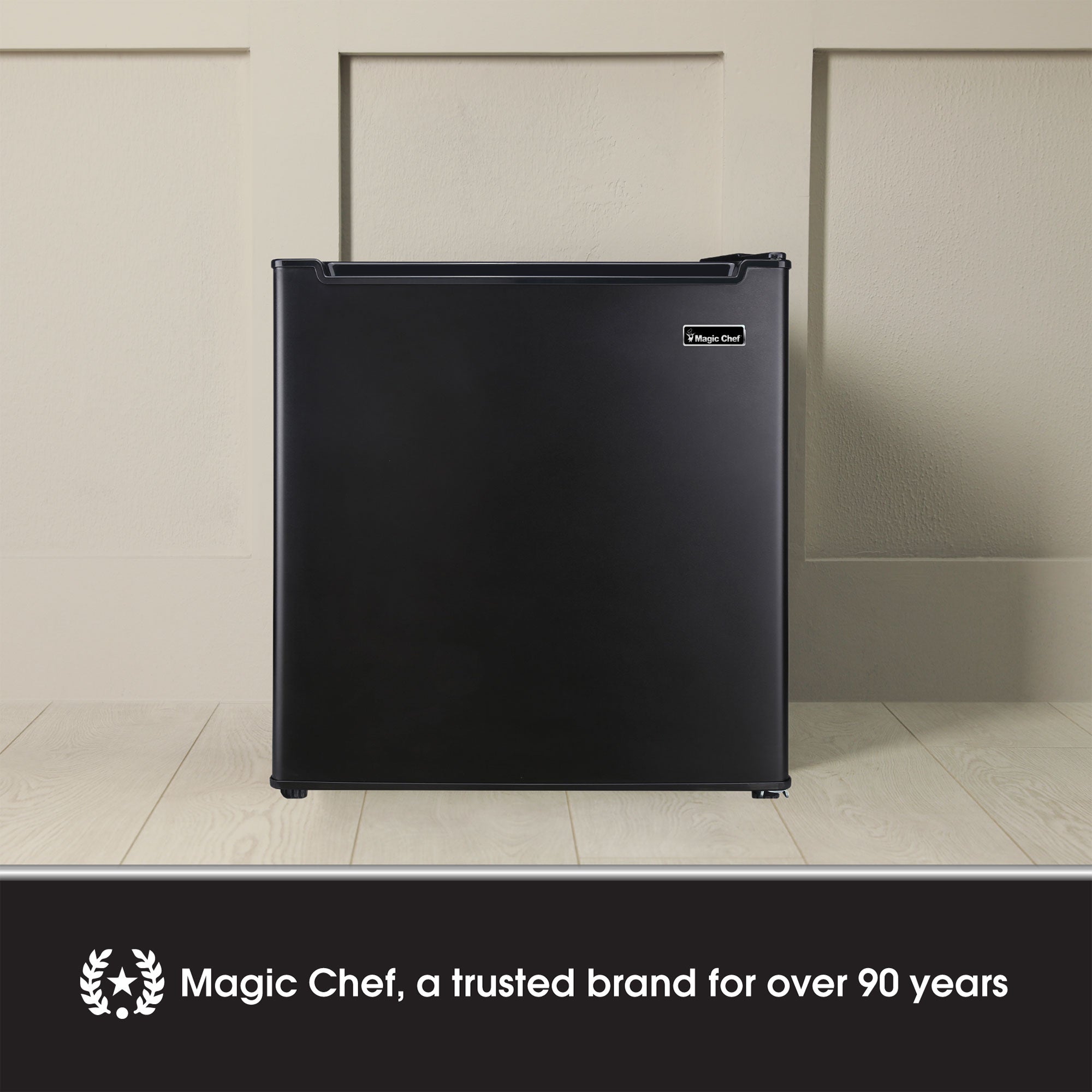 Magic Chef MCR170BE Mini Refrigerator with Freezer Shelf, 1.7 Cubic Feet, Black - VMInnovations
