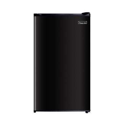 Magic Chef 3.5 Cubic Feet Compact Mini Refrigerator & Freezer, Black (Open Box)