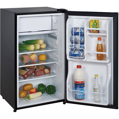 Magic Chef 3.5 Cubic Feet Compact Mini Refrigerator & Freezer, Black (Open Box)