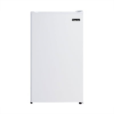 Magic Chef 3.5 Cubic Feet Compact Mini Refrigerator & Freezer, White (Used)
