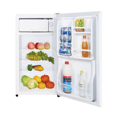 Magic Chef 3.5 Cubic Feet Compact Mini Refrigerator & Freezer, White (For Parts)
