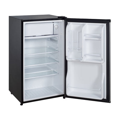 Magic Chef 3.5 Cubic Feet Compact Mini Refrigerator & Freezer, Silver (Damaged) - VMInnovations