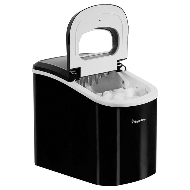 Magic Chef MCIM22B Portable Countertop Ice Maker, 27 LBs Per Day, Black (Used) - VMInnovations