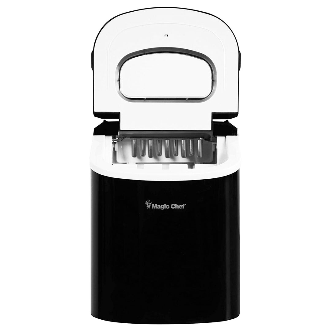 Magic Chef MCIM22B Portable Home Countertop Ice Maker, 27 Pounds Per Day, Black